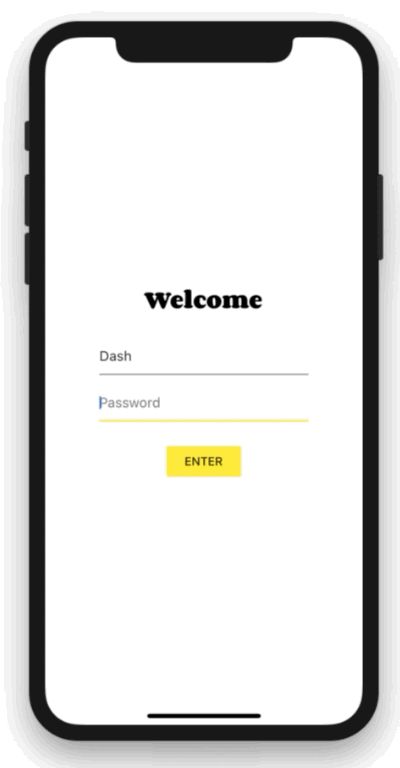 一个动画gif显示一个Flutter应用程序的使用情况。它从用户登录屏幕开始。他们登录并进入产品目录屏幕,其中列出了商品。他们点击几件商品,当他们这样做时,这些商品会被标记为“已添加”。用户点击一个按钮,进入购物车视图。他们在那里看到商品。他们返回产品目录,他们购买的商品仍然显示为“已添加”。动画结束。