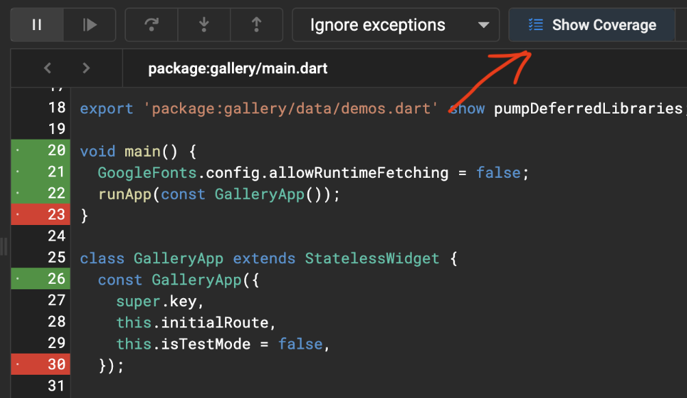 CodeView 中的代码覆盖率 代码覆盖率